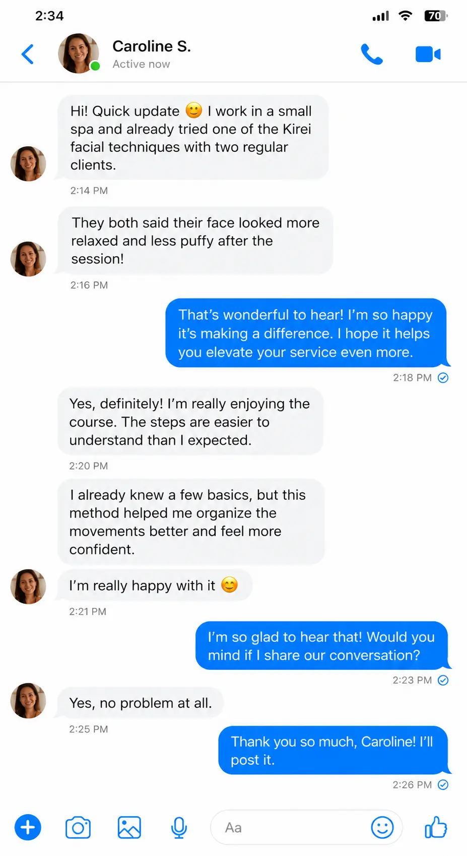 Student feedback